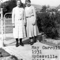 May Carroll & Minnie Christie