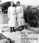 May Carroll &; Minnie Christie