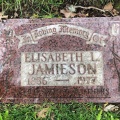 Elisabeth Jamieson tombstone