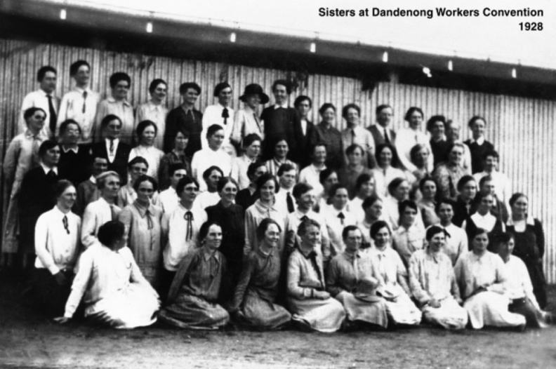 1928 Aust. VIC, Dandenong-Workers Conv.-Sisters   x4 _.jpg