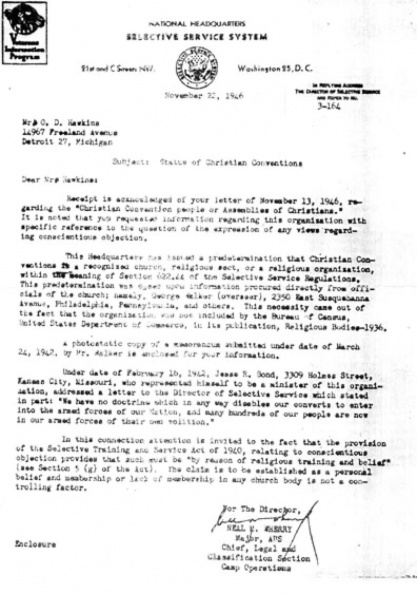 1946 World War II Correspondence  
