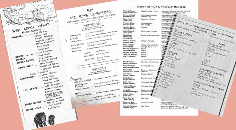 Africa - Workers lists 