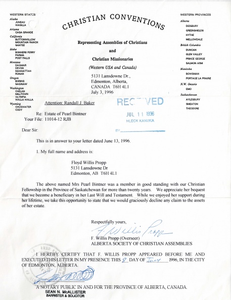 1996 Letterhead-Western US &amp; Canada  Propp Willisjpg