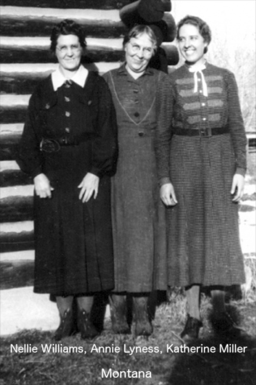 Lyness, Annie; Nellie Wms, Katherine Miller  