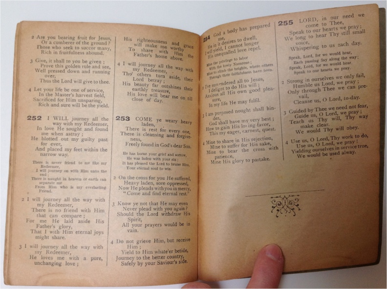 1914 Hymnbook 4