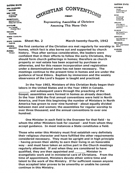 1942 Letterhead-Eastern US; Geo Walker p2 typed