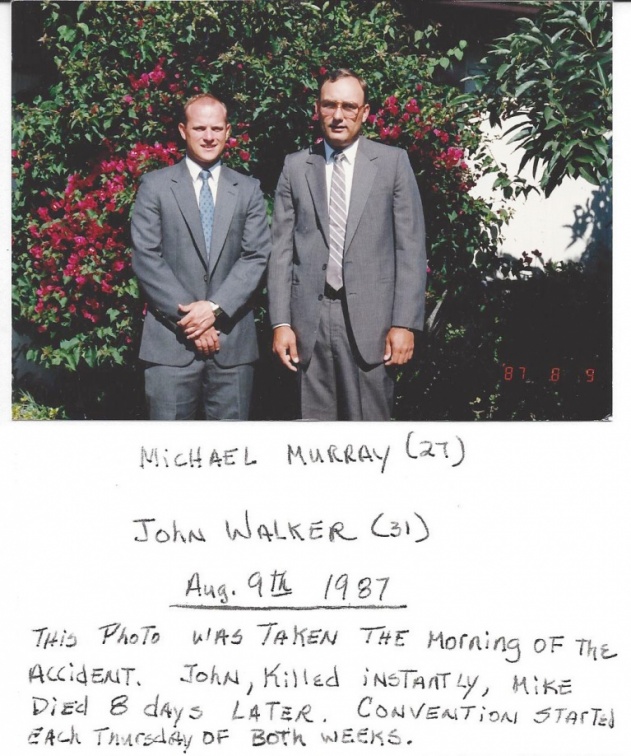 Murray, Michael &amp; John Walker