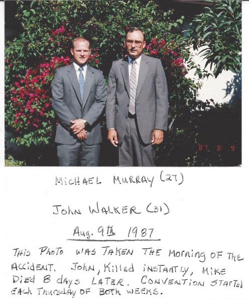 Murray, Michael &amp; John Walker