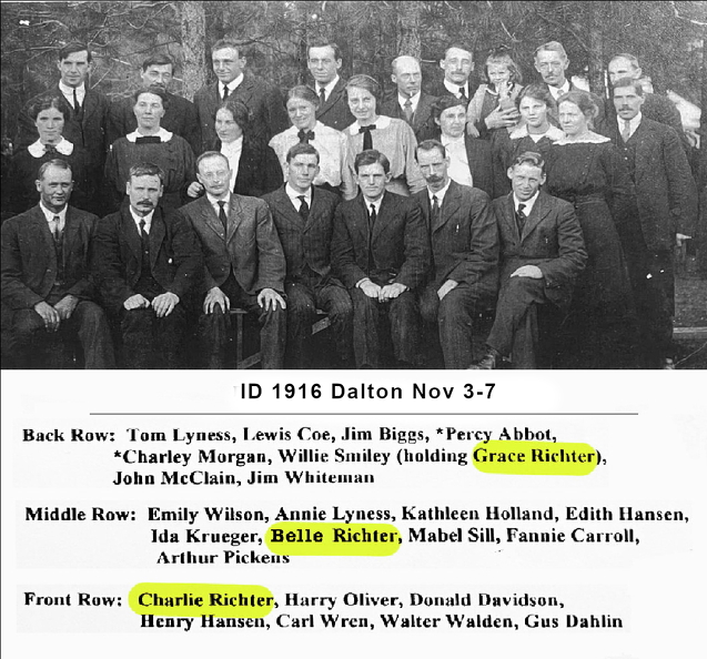 ID 1916 Dalton ID--note Richter child in back row