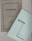 Hymn Booklets of John Martin and Sandy Scott 