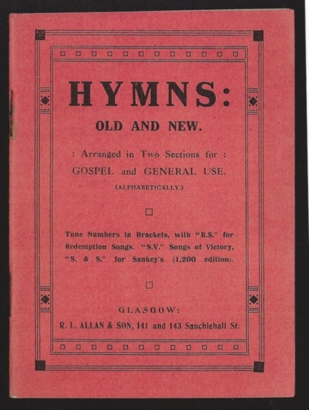 Hymns Old & New-1913