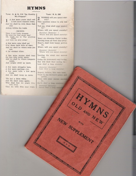 The Leaflet and an early Hymn Book .jpg