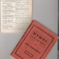 The Leaflet and an early Hymn Book 