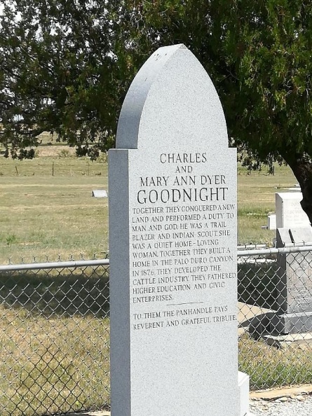 Grave-Tombstone Goodnight Chas-Mary.jpg
