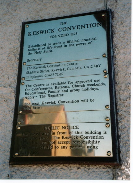 Keswick Conventions Plaque.jpg