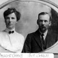 Bill & Maggie Carroll - Wedding, 1901