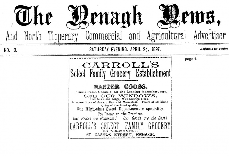 Carrolls Grocery, Nenagh