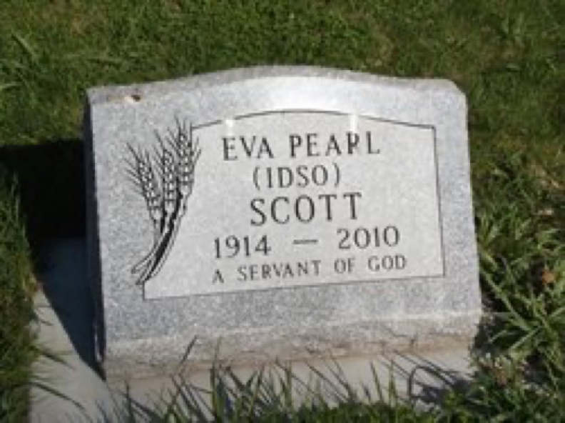 Scott, Eva Tombstone 