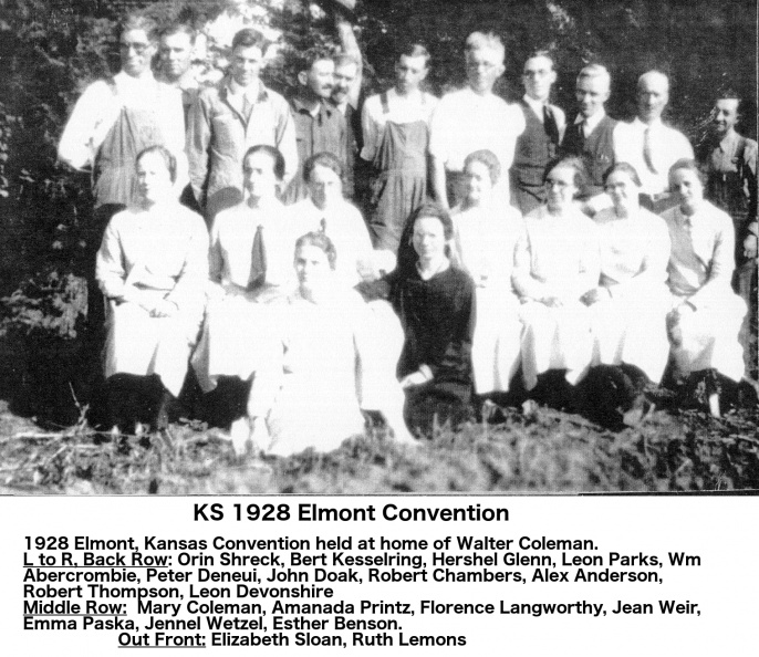 KS 1928 Elmont Convention