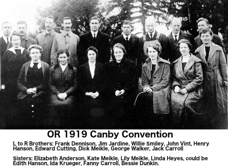 OR 1919 Canby Convention
