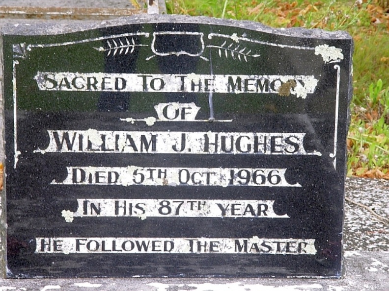 Head Worker- Wm Hughes grave   