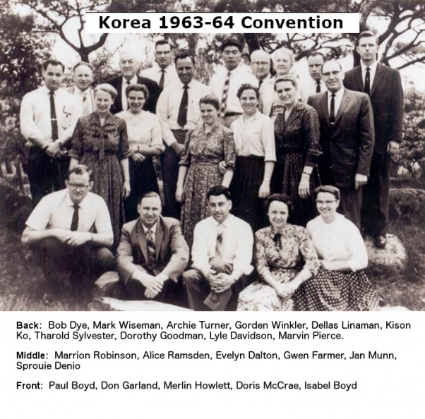 Korea 1963-64 Convention