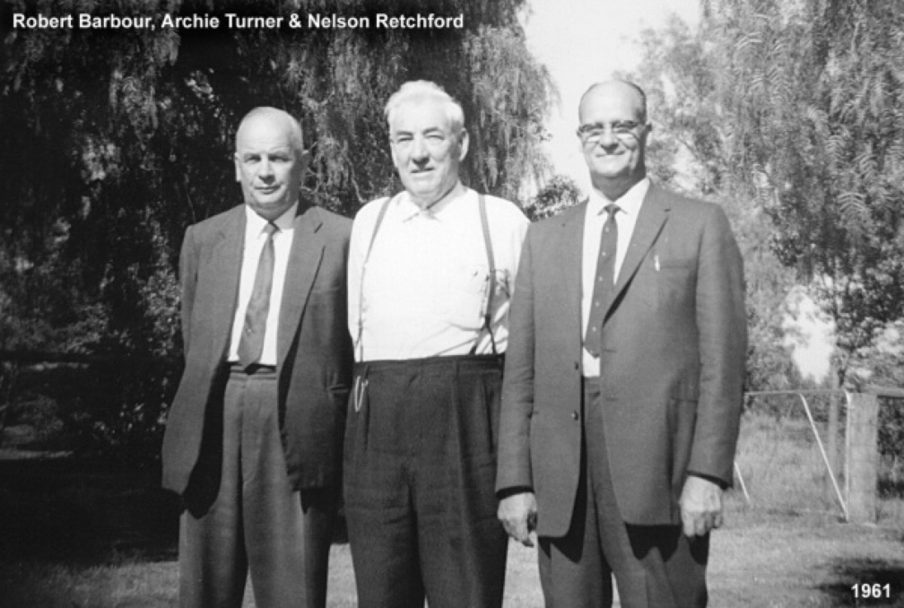 Barbour, Robt Archie Turner, Nelson Retchford. Archie   