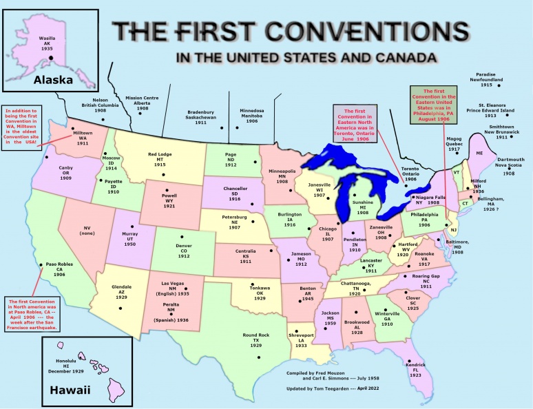 1st Convention map April 2022