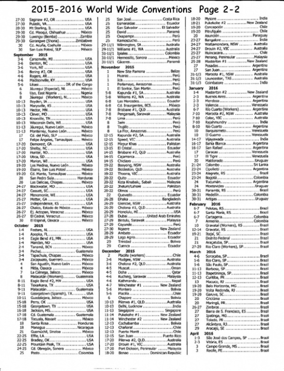 2015-16 World Wide Convention list page 2