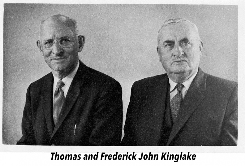 Kinglake, Thomas & Frederick John
