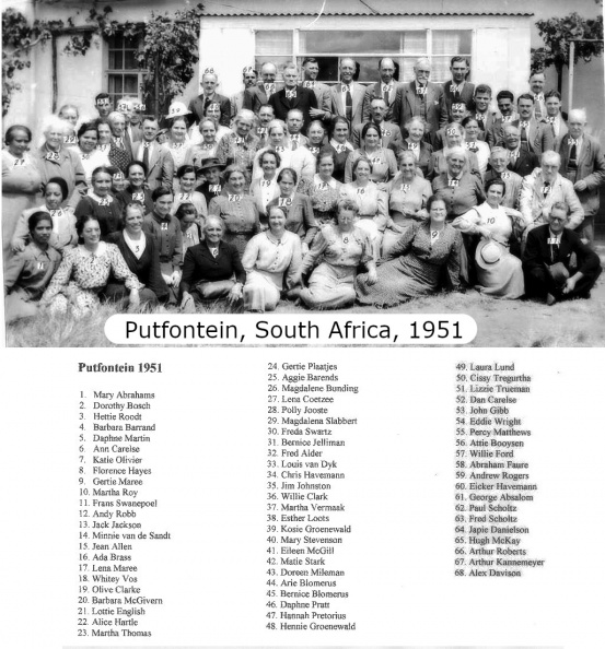 1951 Putfontein, SA