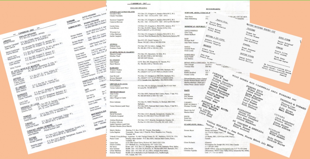 Caribbean - Workers Lists