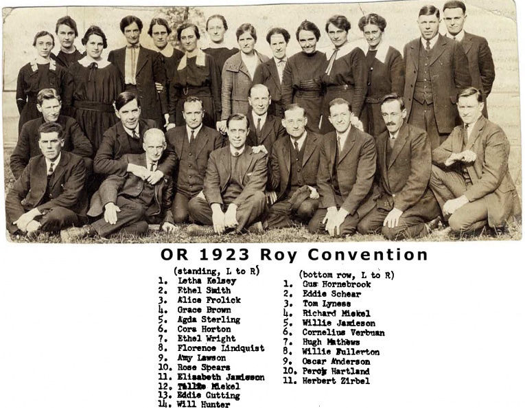 OR 1922-1924  Roy Convention