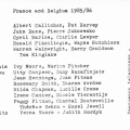 France Belgium 1985-86