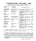 1965 Ireland Conventions 