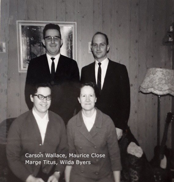 Carson Wallace, Maurice Close, Margo titus, Wilda Byers