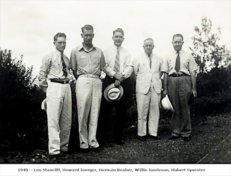 Stancliff, Loerger, Beaber, Jamieson, Sylvester-1940