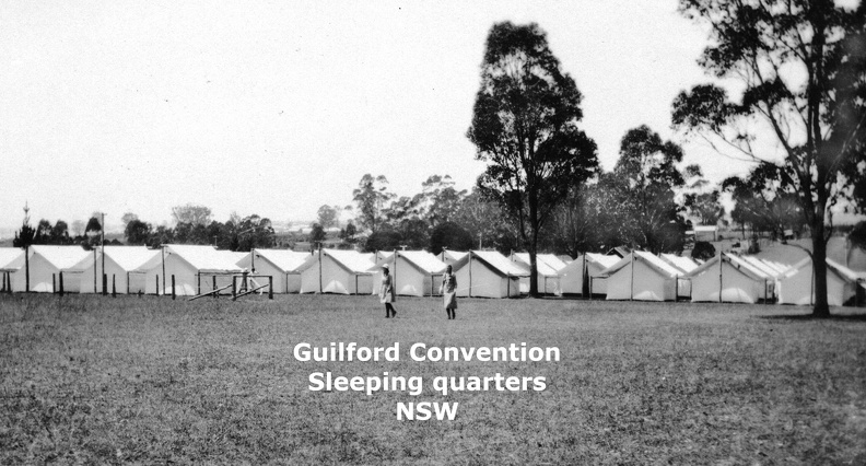 Convention quarters tents; Guilford NSW.jpg