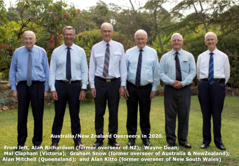 Australian Overseers 2020