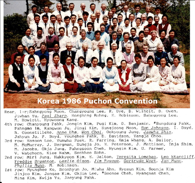 Korea 1986 Puchon Convention