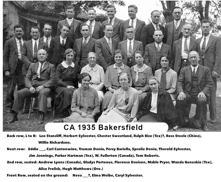 CA 1935 Bakersfield