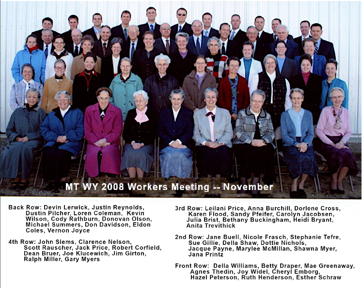 MT WY 2008 Workers Meeting - November