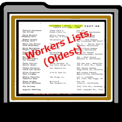 Workers Lists- Earliest (Oldest date on record) 3 albums