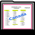 Thumb Memory Lane -Workers Lists CANADA