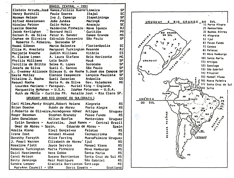 South America 1991-92