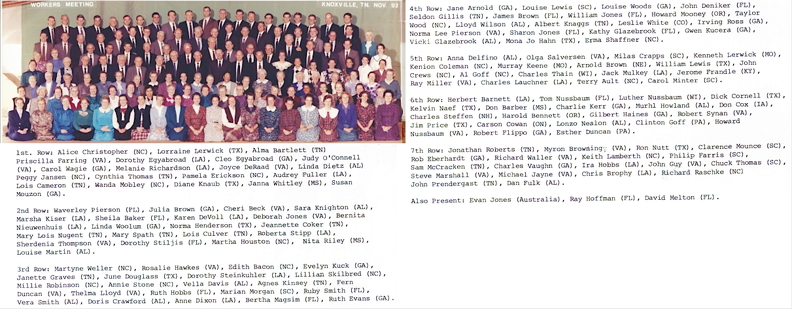 1992 TN Knoxville  Workers Meeting Sharper &amp; small