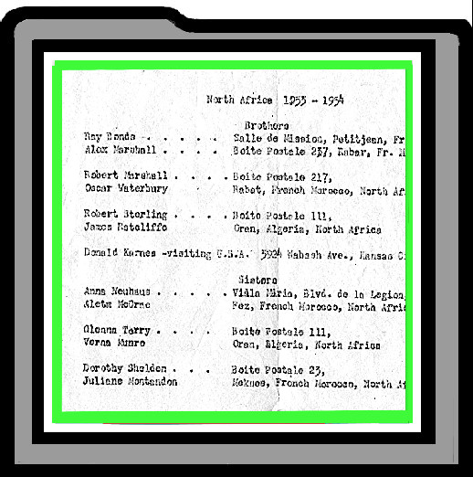 Thumb Memory Lane -Workers Lists- Africa